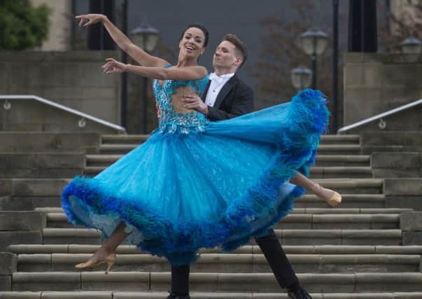Date: 5th September 2016. Picture James Hardisty.
Dancers Courtney-Mae Briggs, and James Bennett staring in the forthcoming production of Strictly Ballroom at the West Yorkshire Playhouse, Leeds, between the 30th Nov - 21st Jan.