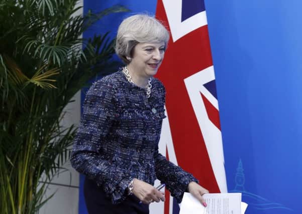 Theresa May will update MPs on the G20 talks today