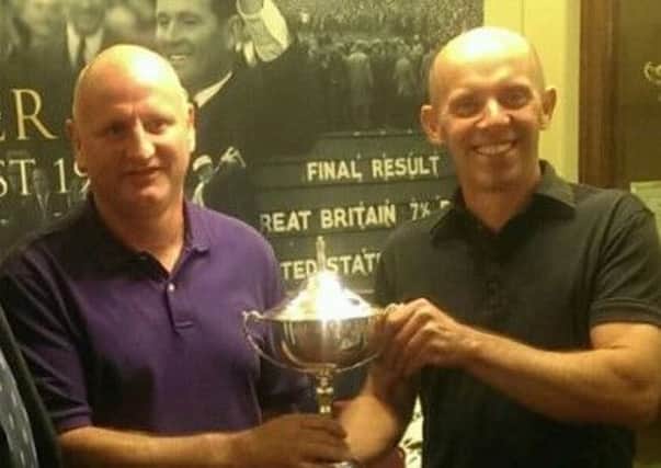 Defending Yorkshire Challenge champions Brian Hill and Martin Barber, of Howley Hall.