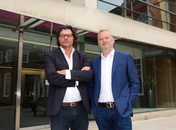 Craig Lister (Managing Director Search and Social, IPG Mediabrands, EMEA),on the left  and Craig Chalmers (CEO, Stickyeyes Group).
