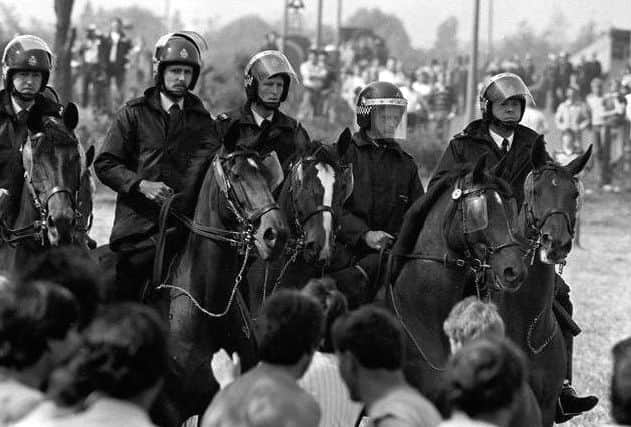 Police officers at Orgreave