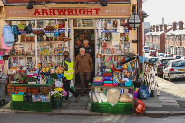 David Jason and co-star Maggie Ollerenshaw, on the set of Still Open All Hours, in Balby, Doncaster. Picture: Ross Parry Agency