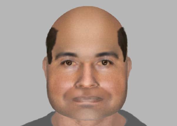 An e-fit image of a man police want to speak to.