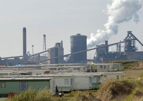 The former SSI Steelworks in Redcar.