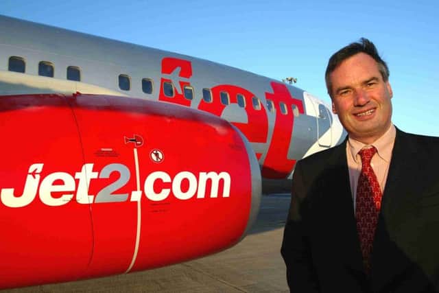 Philip Meeson with a Jet2.com Plane