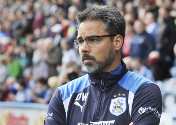 Huddersfield Town's head coach 
David Wagner.