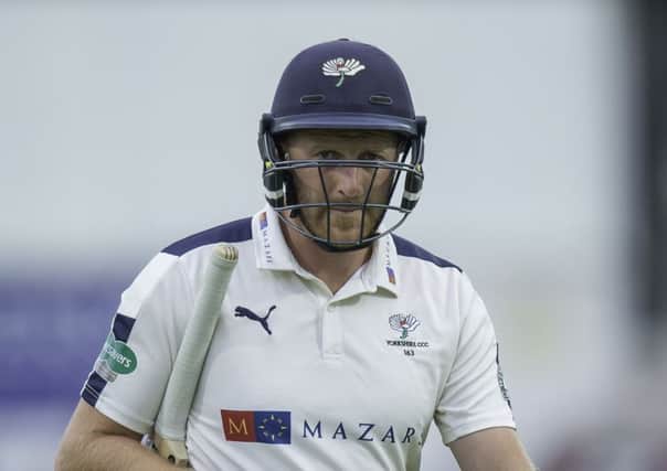 Yorkshire's captain Andrew Gale.