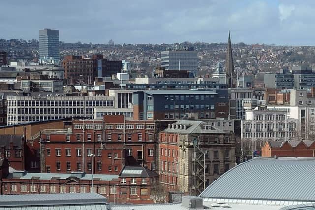 16th April  2013
Pictured a Sheffield city skyline showing city centre
Picture by Gerard Binks