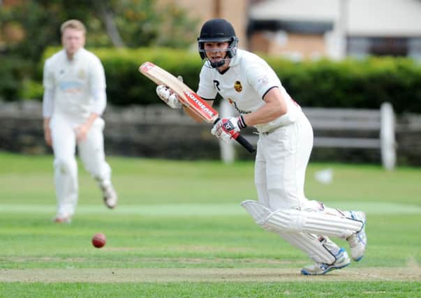 LEADING THE WAY: Opener Mark Robertshaw's 93 saw Pudsey St Lawrence to victory over Great Ayton by seven runs.
