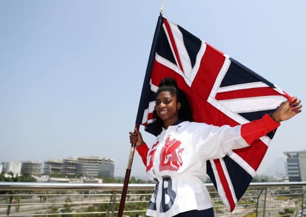 Great Britain's closing ceremony flag bearer Kadeena Cox poses for a photo at British House during the eleventh day of the 2016 Rio Paralympic Games in Rio de Janeiro, Brazil. PRESS ASSOCIATION Photo. Picture date: Sunday September 18, 2016. Photo credit should read: Andrew Matthews/PA Wire. EDITORIAL USE ONLY