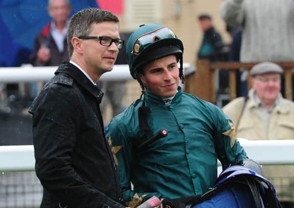 Trainer Roger Varian, left, with jockey William Buick. Picture: Anna Gowthorpe/PA