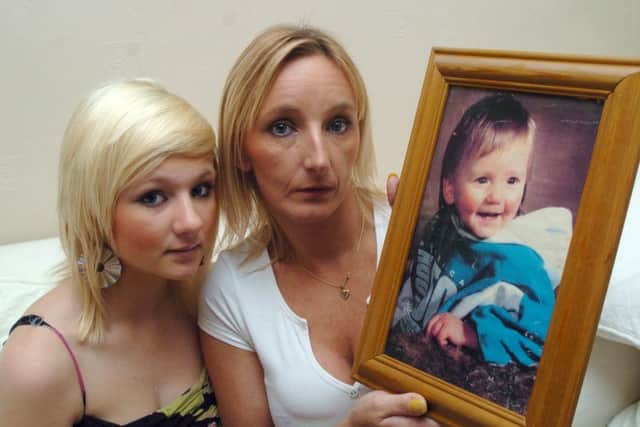 Kerry Needham and her daughter, Leighanna, pictured at their home in Ecclesfield, Sheffield, in October 2008.