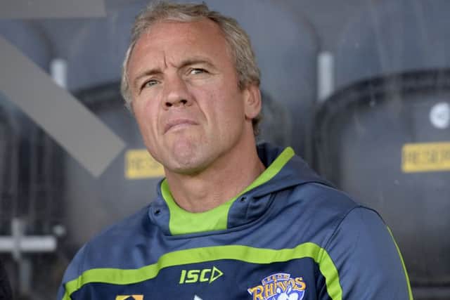 Brian McDermott and Leeds Rhinos conclude a difficult season at home to Leigh on Thursday (Picture: Bruce Rollinson)