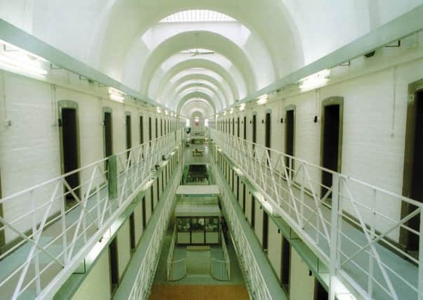 The interior of HMP Wakefield in West Yorkshire, which holds some of the country's most dangerous sex offenders.