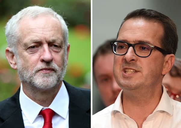 Labour leadership challengers Jeremy Corbyn (left) and Owen Smith.