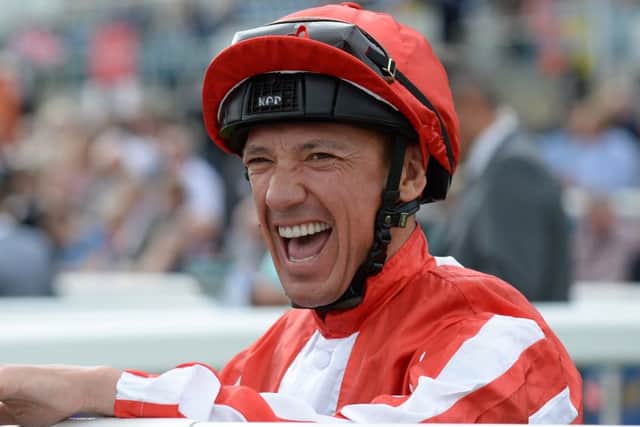 Frankie Dettori in the parade ring during day three of the 2016 Ladbrokes St Leger Festival at Doncaster Racecourse, Doncaster. credit should read: (Picture: Anna Gowthorpe/PA Wire)