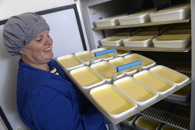 Angus and Sue Gaudie supply organic clotted cream to Betty's from  Stamfrey Farm, West Rounton, Northallerton.  Picture: Bruce Rollinson