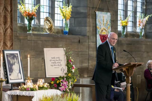 At a memorial tribute to Elsie Frost last year at St George's Church, Lupset, Wakefield, Colin Frost read thoughts and poems about his sister.