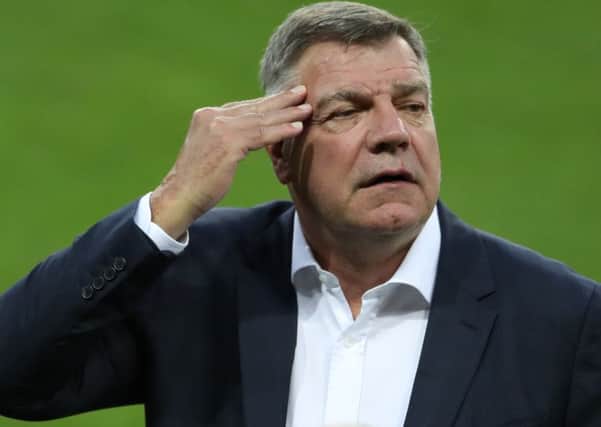 Sam Allardyce's position at the England helm is under scrutiny as the Football Association awaits further details of secretly-filmed conversations which appear to show the recently-appointed manager making a variety of controversial comments to undercover reporters. (Picture: Nick Potts/PA Wire)