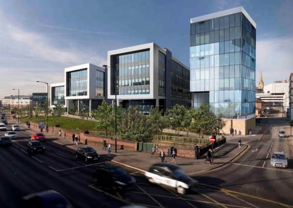 Artist's impression of Phase Two of the Digital Campus in Sheffield