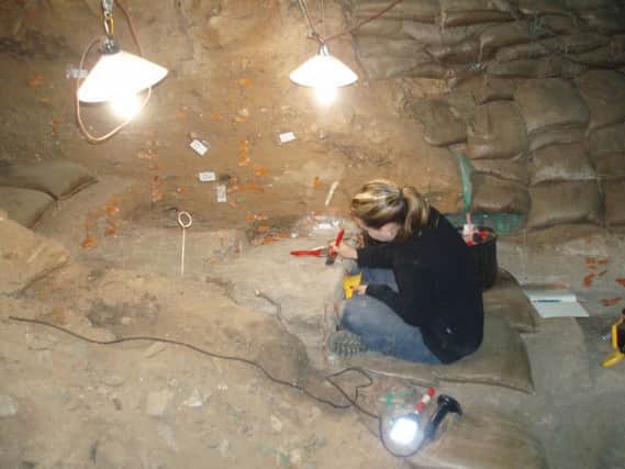 Excavations at PP5-6, Pinnacle Point, South Africa. Picture: Kirsty Penkman, University of York