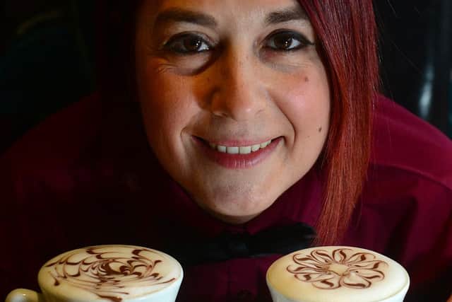 Lucia Gadau, who works at Nonnas in Sheffield, was named best barista at the English Italian Awards . Picture: Scott Merrylees