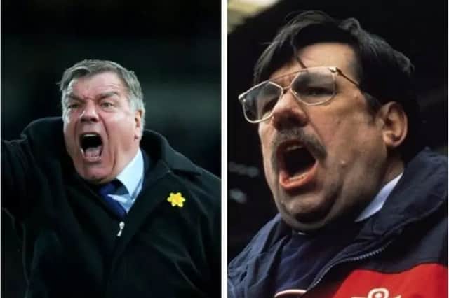 Sam Allardyce, and Ricky Tomlinson as the fictional manager Mike Bassett