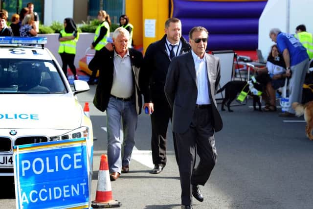 Leeds United president Massimo Cellino pictured recently at the family fun day at West Yorkshire Police's Leeds HQ.
 Picture: Jonathan Gawthorpe