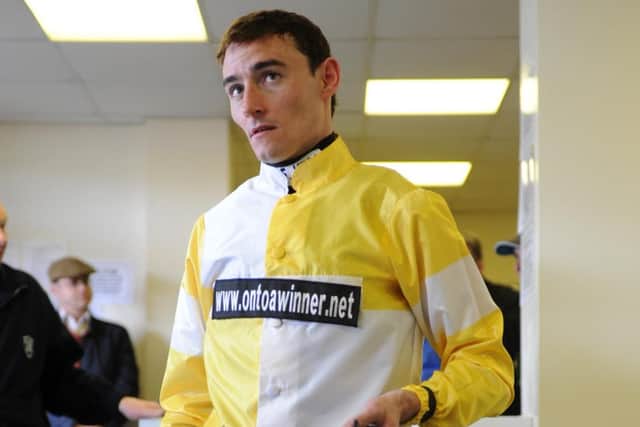 IN THE SADDLE: The YP's racing columnist, Daniel Tudhope. Picture: Simon Hulme