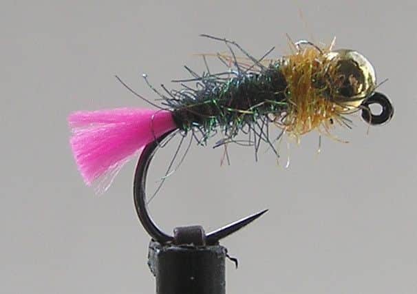 The grayling bug fly, dressed by Stephen Cheetham.