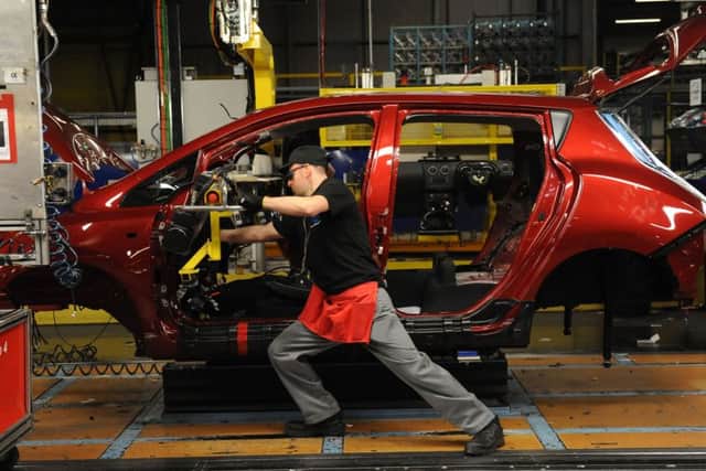 Any new post-Brexit export tarrifs will have implications for businesses in the North of England, such as Nissan which manufacturers cars at its plant in Sunderland.  Pic: Anna Gowthorpe/PA Wire