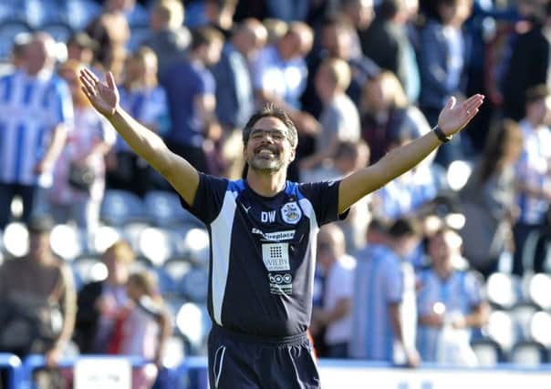 HAPPY DAYS: Huddersfield Town boss, David Wagner