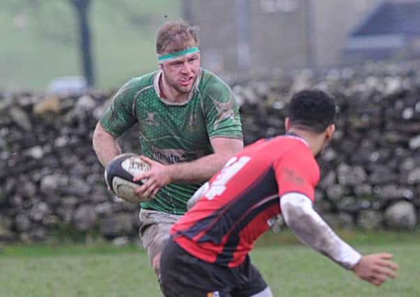 Wharfedale's Josh Burridge was among the tries against South Leicester. Picture: Scott Merrylees