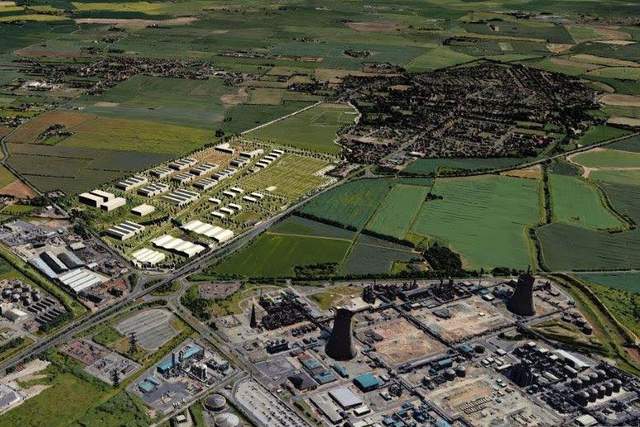 Another aerial view of Yorkshire Energy Park