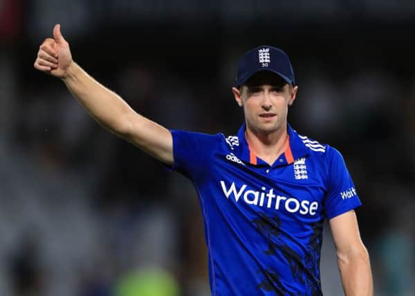 Chris Woakes took 3-52 for England as they beat a Bangladesh Cricket Board Select XI (Picture: Tim Goode/PA Wire).