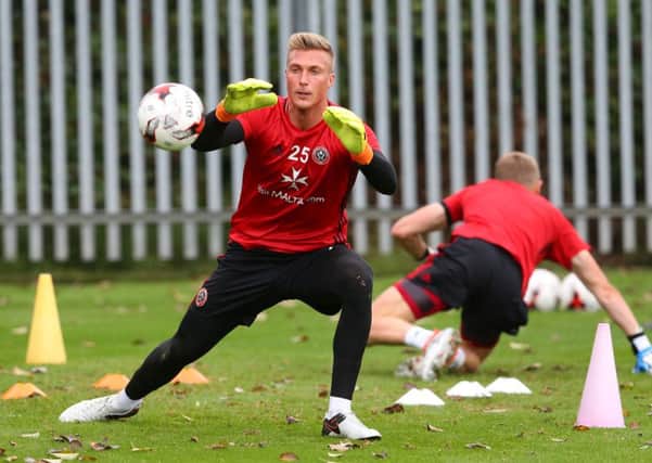 Sheffield United goalkeeper Simon Moore reached the play-offs with Brentford (Picture: Simon Bellis).