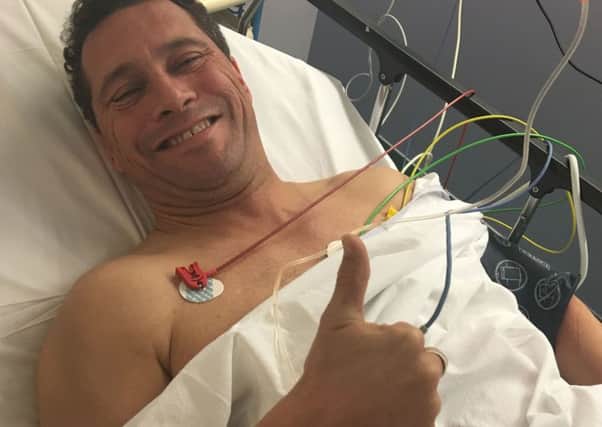 Ukip handout photo of MEP Steve Woolfe giving a thumbs up from his bed yesterday at Hopital De Hautepierre in Strasbourg, France where he is recovering following an altercation with another colleague in the European Parliament. PRESS ASSOCIATION Photo. Issue date: Friday October 7, 2016. See PA story POLITICS Ukip. Photo credit should read: Ukip/PA Wire

NOTE TO EDITORS: This handout photo may only be used in for editorial reporting purposes for the contemporaneous illustration of events, things or the people in the image or facts mentioned in the caption. Reuse of the picture may require further permission from the copyright holder.