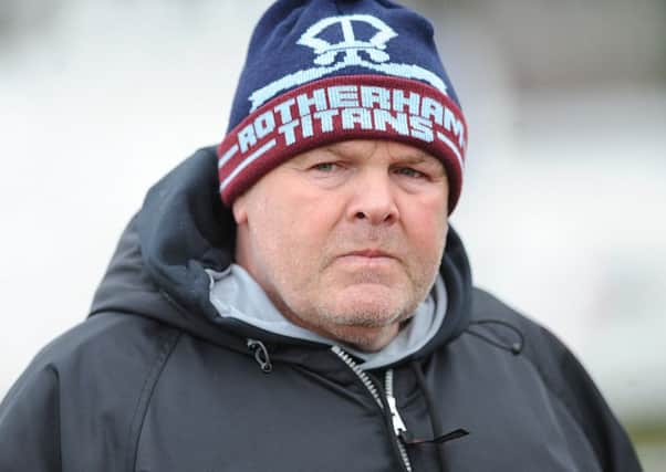 Rotherham Titans head coach Justin Burnell.