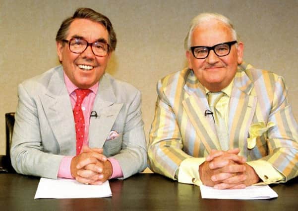 Modenr politics has replaced comedy shows like The Two Ronnies according to one critic. Do you agree?