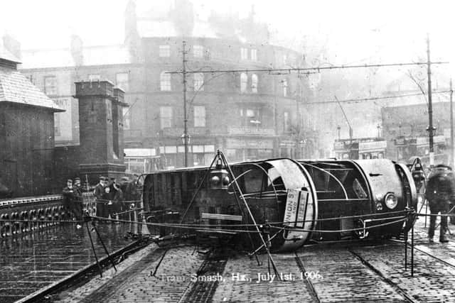 Halifax trams

Halifax tram smash 1 July 1906