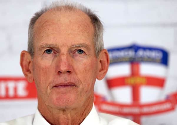 England rugby league head coach Wayne Bennett