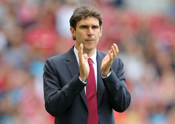 Middlesbrough boss Aitor Karanka.