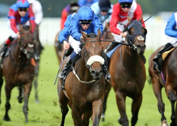 Ribchester ridden by William Buick (centre) wins the Jersey Stakes during day two of Royal Ascot back in June. Picture: Adam Davy/PA