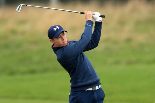 Matthew Fitzpatrick is two-under after two rounds at The British Masters Picture: PA.