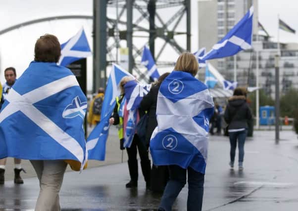 Campaigners gather at the SNP conference in Glasgow.  Jane Barlow/PA Wire