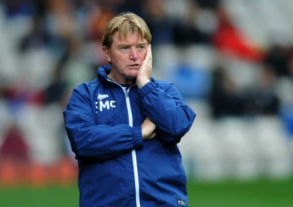 Bradford's manager Stuart McCall.