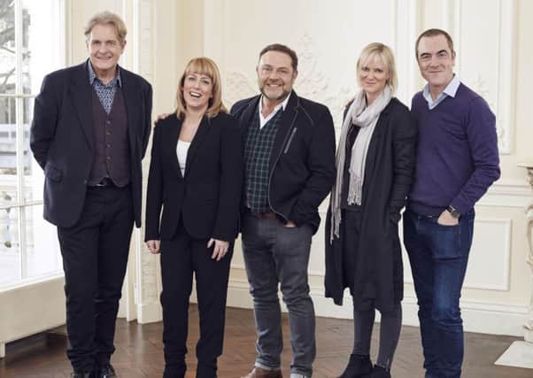 Cold Feet cast members (from the left) Robert Bathurst, Fay Ripley, John Thomson, Hermione Norris and James Nesbitt