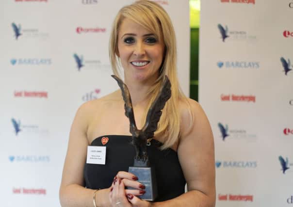 Lizzie Jones, from Halifax, won the ITV's Lorraine Inspirational Woman of the Year Award