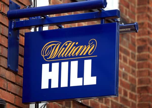File photo dated 18/09/16 of a William Hill sign outside a shop, as William Hill and Canadian poker firm Amaya have called time on talks over a potential Â£4.6 billion merger, following feedback from shareholders. PRESS ASSOCIATION Photo. Issue date: Tuesday October 18, 2016. Earlier this month the gambling giants said discussions were under way for a "merger of equals" which would create one of the world's biggest online gambling firms. See PA story CITY WilliamHill. Photo credit should read: Mike Egerton/PA Wire