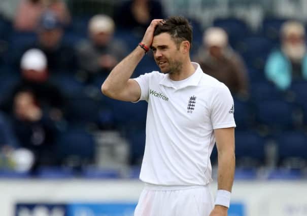 England's James Anderson. Picture: PA.